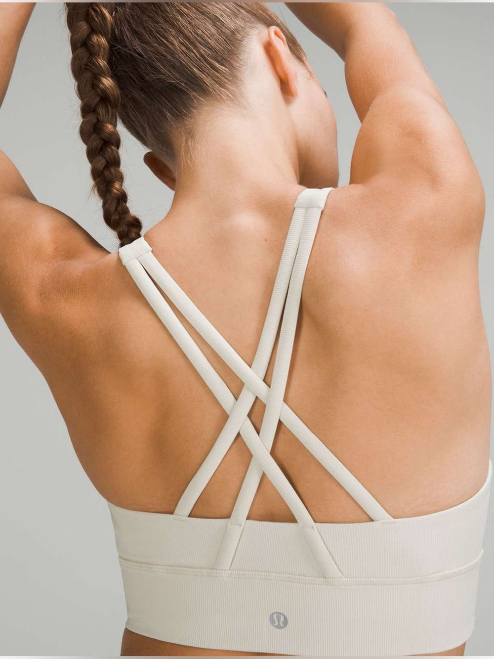 Lululemon Energy High-Neck Longline Ribbed Luxtreme Bra